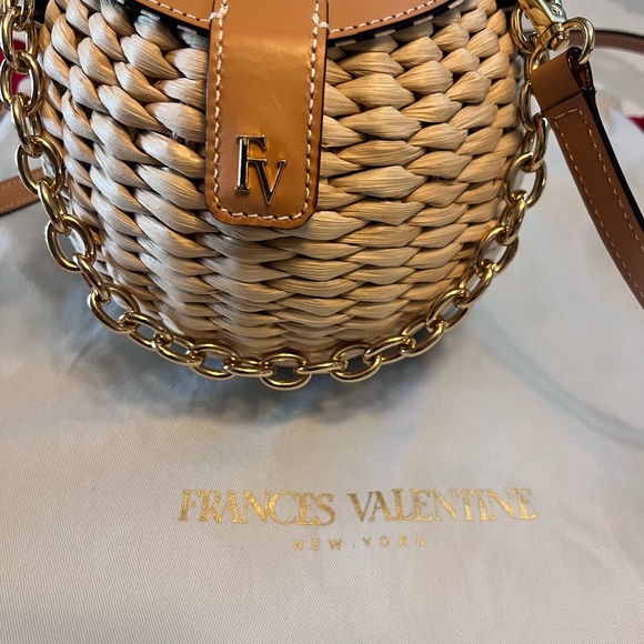 NWOT Sold Out Frances Valentine Basket Bucket Bag Crossbody - Picture 8 of 8